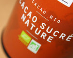 Bio-Kakao, natürlich gesüßt von Quai Sud - Nahaufnahme