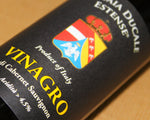 Rotwein-Essig von Acetaia Ducale Estense - Nahaufnahme