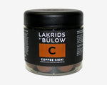 Milchschokolade mit Lakritz und gemahlenen Kaffeebohnen von Lakrids by Bülow