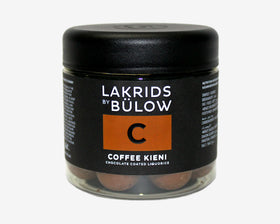 Milchschokolade mit Lakritz und gemahlenen Kaffeebohnen von Lakrids by Bülow