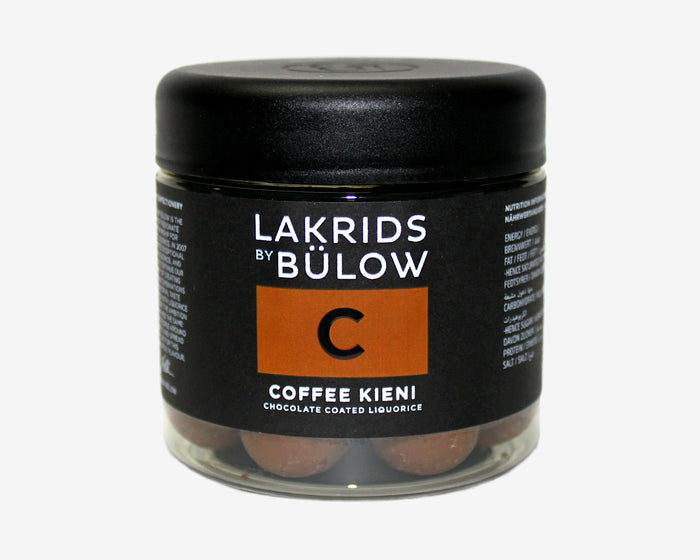 Milchschokolade mit Lakritz und gemahlenen Kaffeebohnen von Lakrids by Bülow