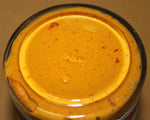 Chili-Senf von Laux - Nahaufnahme