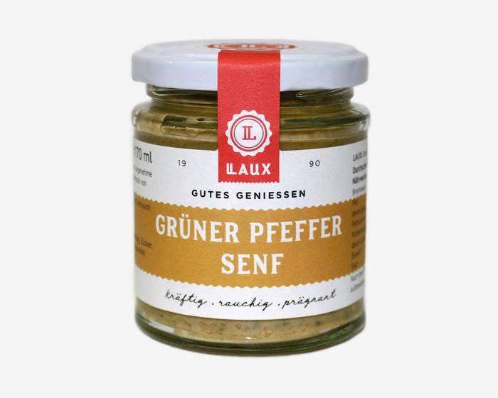 Grüner Pfeffer Senf von Laux