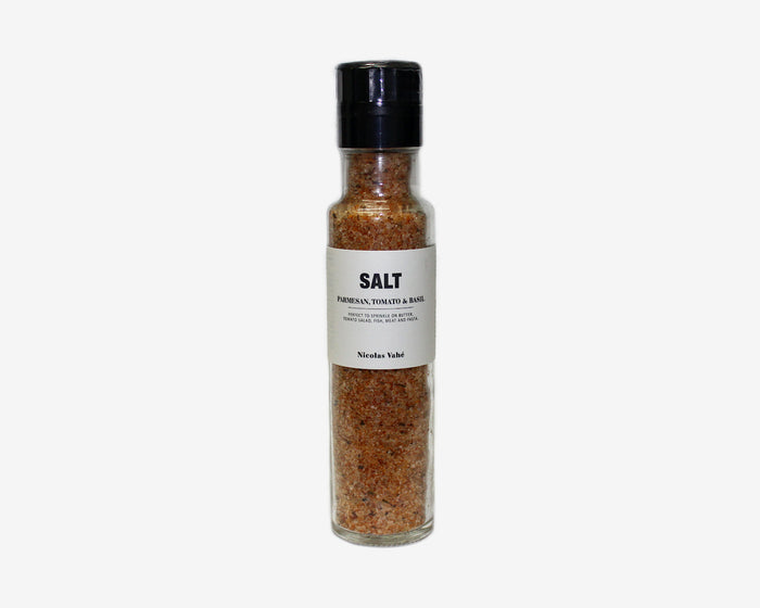 Meersalz mit Parmesan, Tomaten & Basilikum