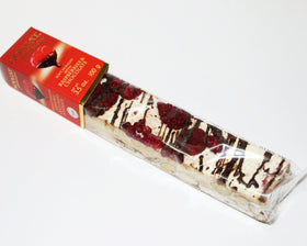 Nougatriegel mit Himbeeren und Zartbitterschokolade von Quaranta - Bild 1