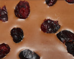 Vollmilchschokolade mit Cranberries von Tafelgut - Nahaufnahme