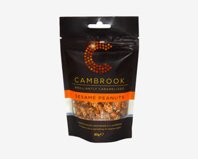 Karamellisierte Erdnüsse mit Sesam von Cambrook