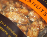 Karamellisierte Erdnüsse mit Sesam von Cambrook - Nahaufnahme